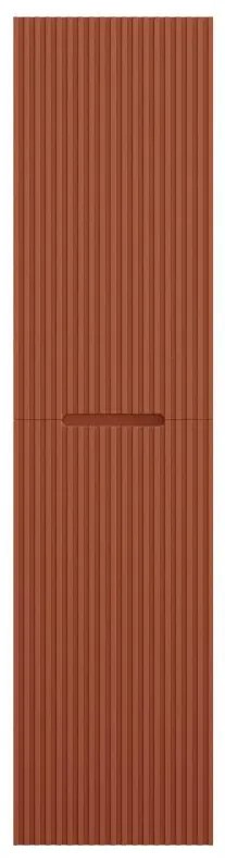 Słupek łazienkowy wiszący - 140 cm - ryflowany terakota - PAVANI