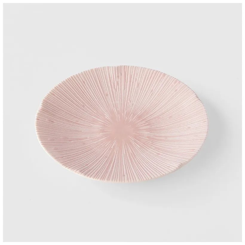 Różowy talerz ceramiczny ø 24 cm ICE PINK – MIJ