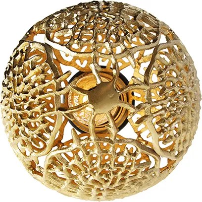 Lampa sufitowa w stylu art deco złota - Maro