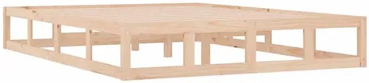 Dwuosobowe łóżko z naturalnej sosny 160x200 - Rixo 6X