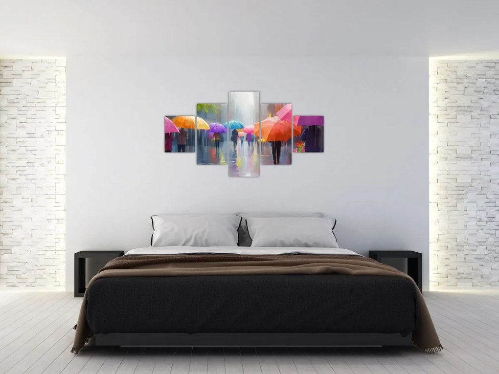 Obraz - Deszczowy dzień (125x70 cm)