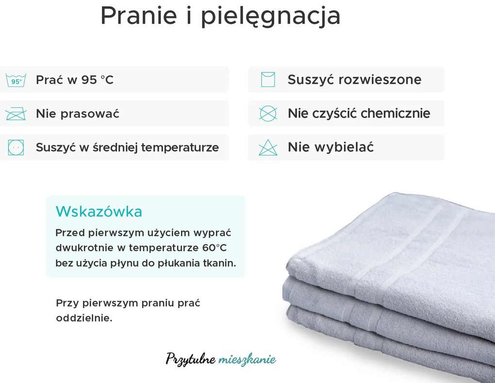 Ręcznik kąpielowy hotelowy Royal 70x140 cm biały, 100% bawełna