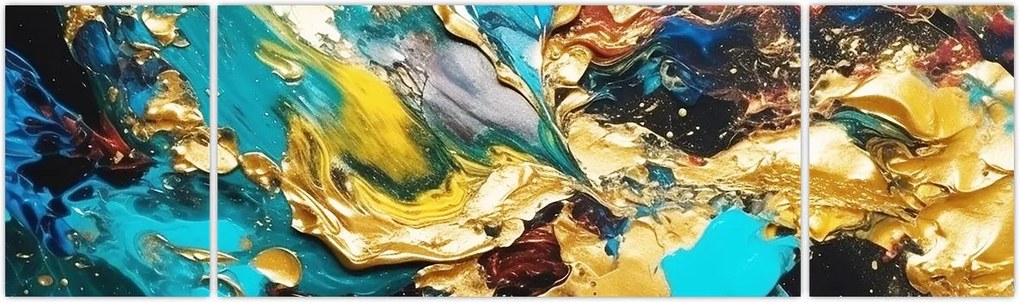Obraz - Teksturowany obraz olejny (170x50 cm)