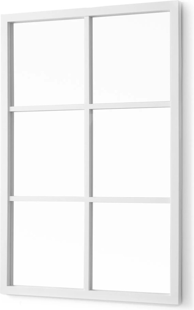 Lustro prostokątne ze szprosami, 71 x 49 cm