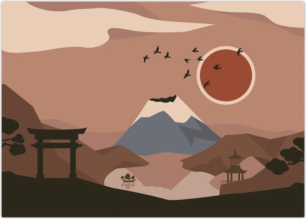 Obraz - Japonia N⁰1 (70x50 cm)