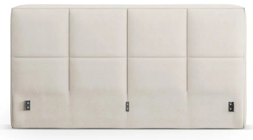 Kremowy tapicerowany zagłówek 210,5x100 cm Darren – Micadoni