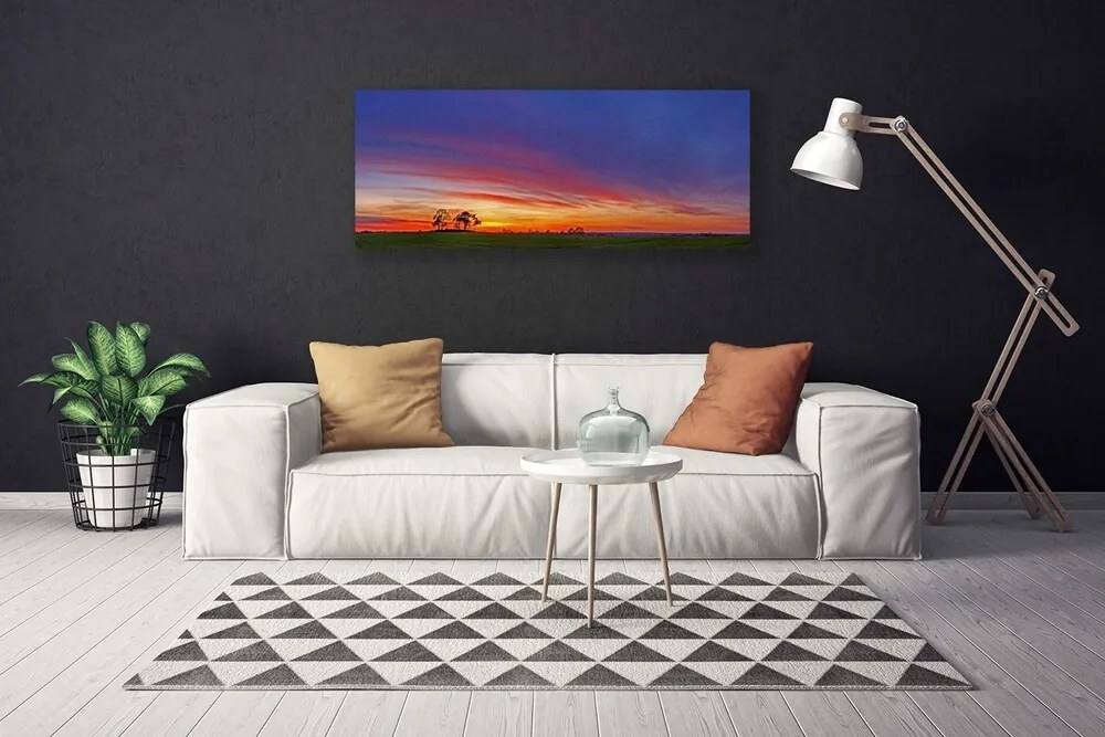 Fotoobraz na płótnie Sielski Krajobraz Polny