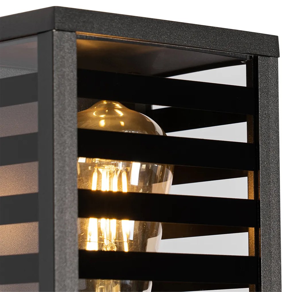 Zewnetrzna Nowoczesna lampa ścienna zewnętrzna czarna 26 cm IP44 - Reims Nowoczesny Oswietlenie zewnetrzne