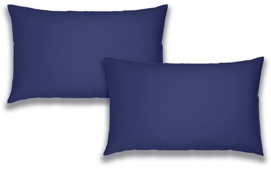 Poszewki na poduszki z perkalu bawełnianego zestaw 2 szt. 50x75 cm Cotton Percale – Bianca