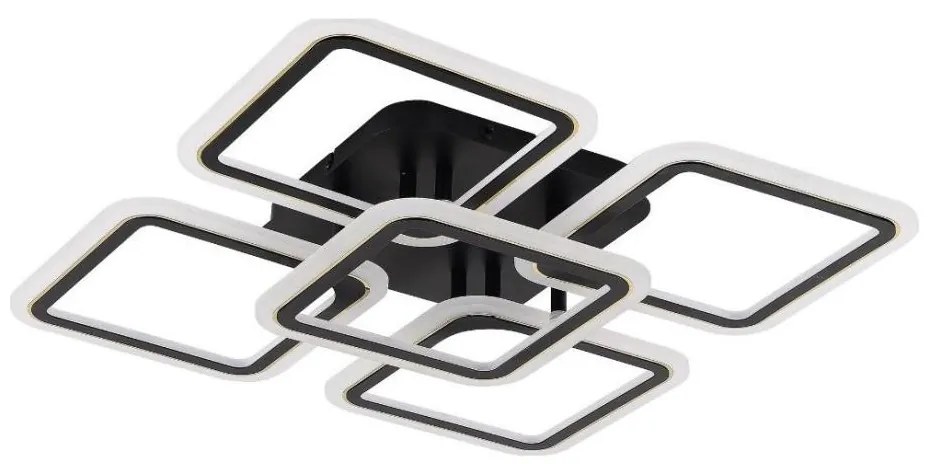 Zuma Line MS232150R-BK-LED Ściemn. lampa STELLAR LED/55W/230V 3000-6000K czarny+pilot