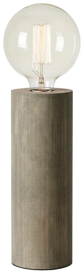 Szara lampa stołowa (wysokość 28 cm) Legna – Markslöjd