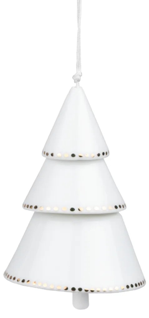 Porcelanowy dzwonek wiszący GOLD POINT