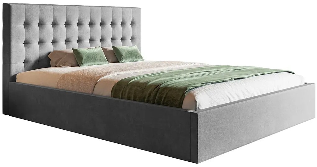 Łóżko małżeńskie ze schowkiem 160x200 G4-R16