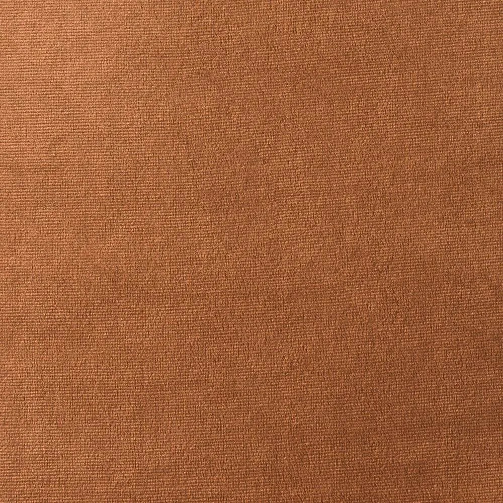 Aksamitna sofa w kolorze terakoty 225 cm Cube – Bonami Selection