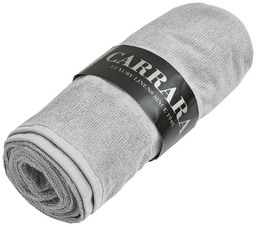 Ręcznik CARRARA 40x55 cm jasnoszary, 100% bawełna