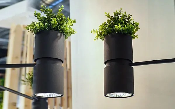 Czarny kinkiet kwietnik - EX605 N0-Z52