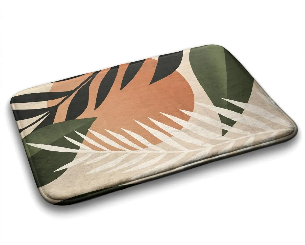 Dywanik pod prysznic Dywanik pod prysznic Tropikalna abstrakcja