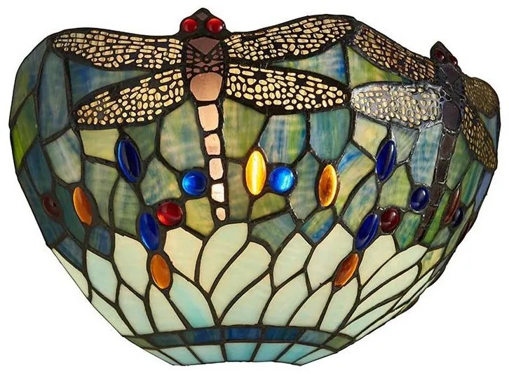 Endon 64102 - Kinkiet Tiffany DRAGONFLY 1xE14/40W/230V