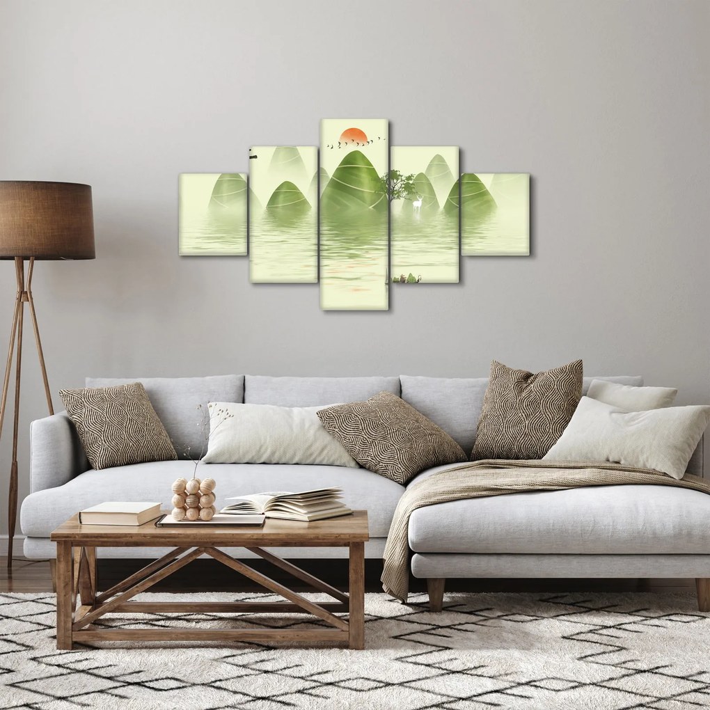 Obraz - Dolina Zielonych Gór (125x70 cm)