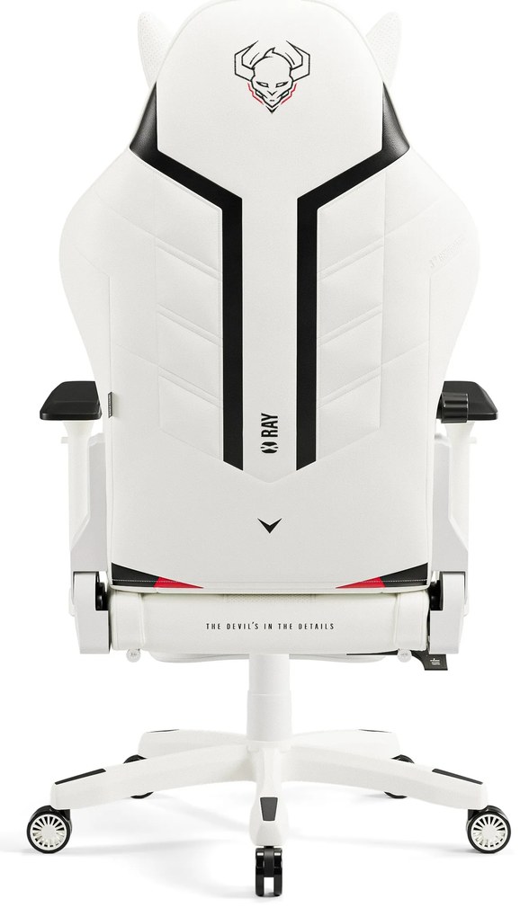 Fotel gamingowy Diablo X-Ray 2.0 King Size, biało-czarny