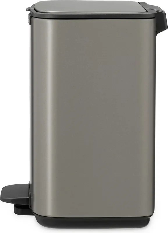 Szary stalowy kosz na śmieci z pedałem 4 l Bo – Brabantia
