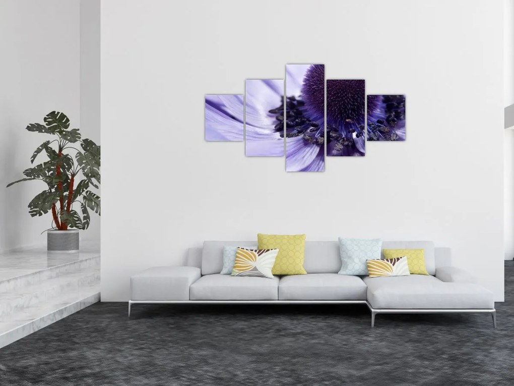 Obraz - Fioletowy kwiat (125x70 cm)
