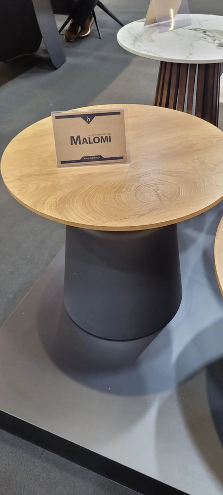 MALOMI zestaw 2 ław, naturalny/czarny, komplet, nowy model, realne zdjęcia