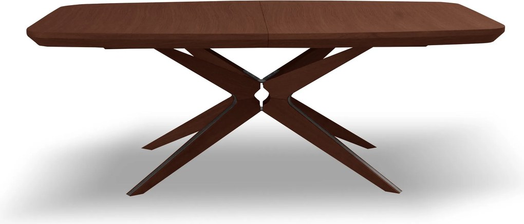 Stół rozkładany SOLIDO Brązowy do Salonu Jadalni 200-300 x 110 x 76 cm, Prostokątny