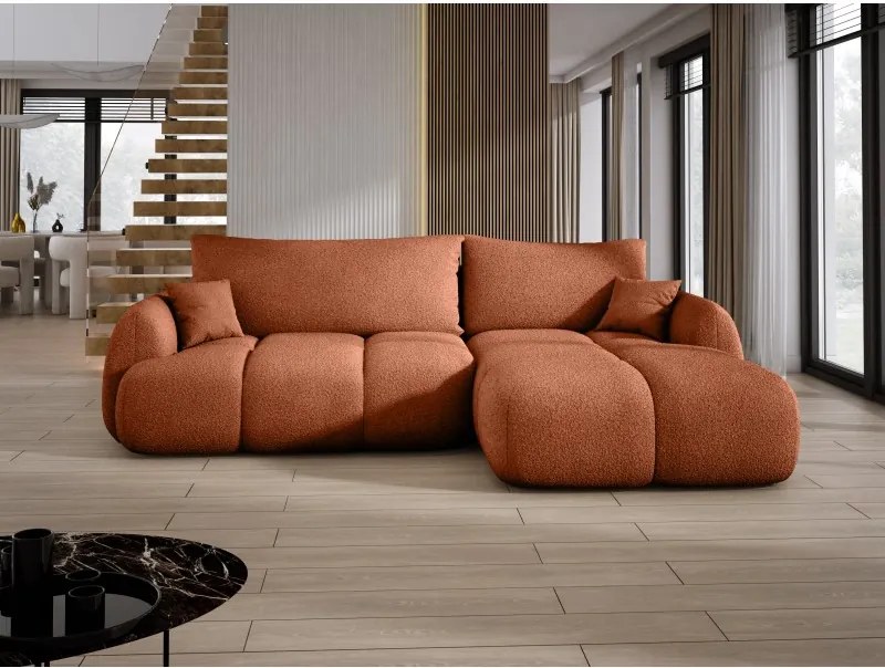 Narożnik COCO WIND z funkcją spania poduszkami i pojemnikiem NOW OR NEVER 56 WERSAL