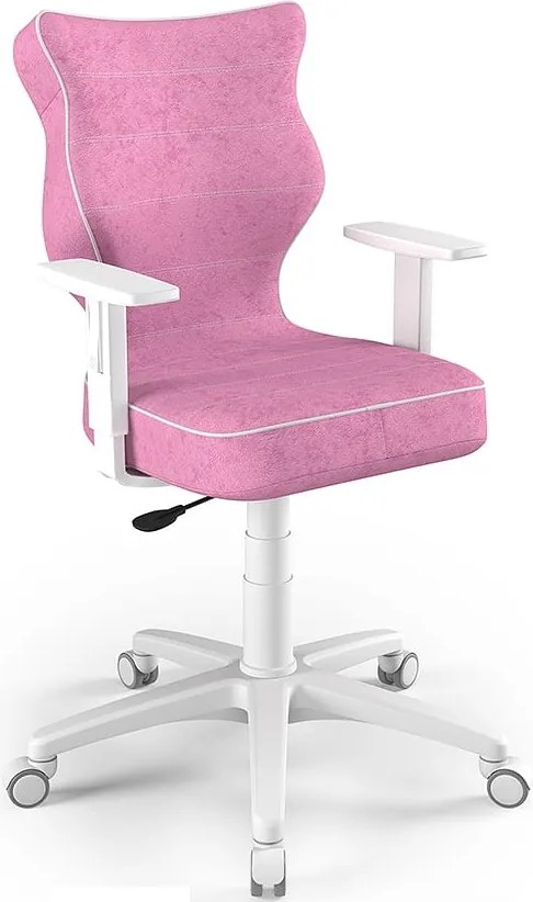 Ergonomiczne krzesło biurowe dla młodzieży Duo White rozmiar 5 (146-176,5 cm)