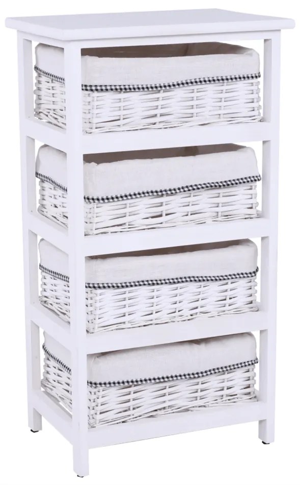 Komoda Ruby biały, 73 cm