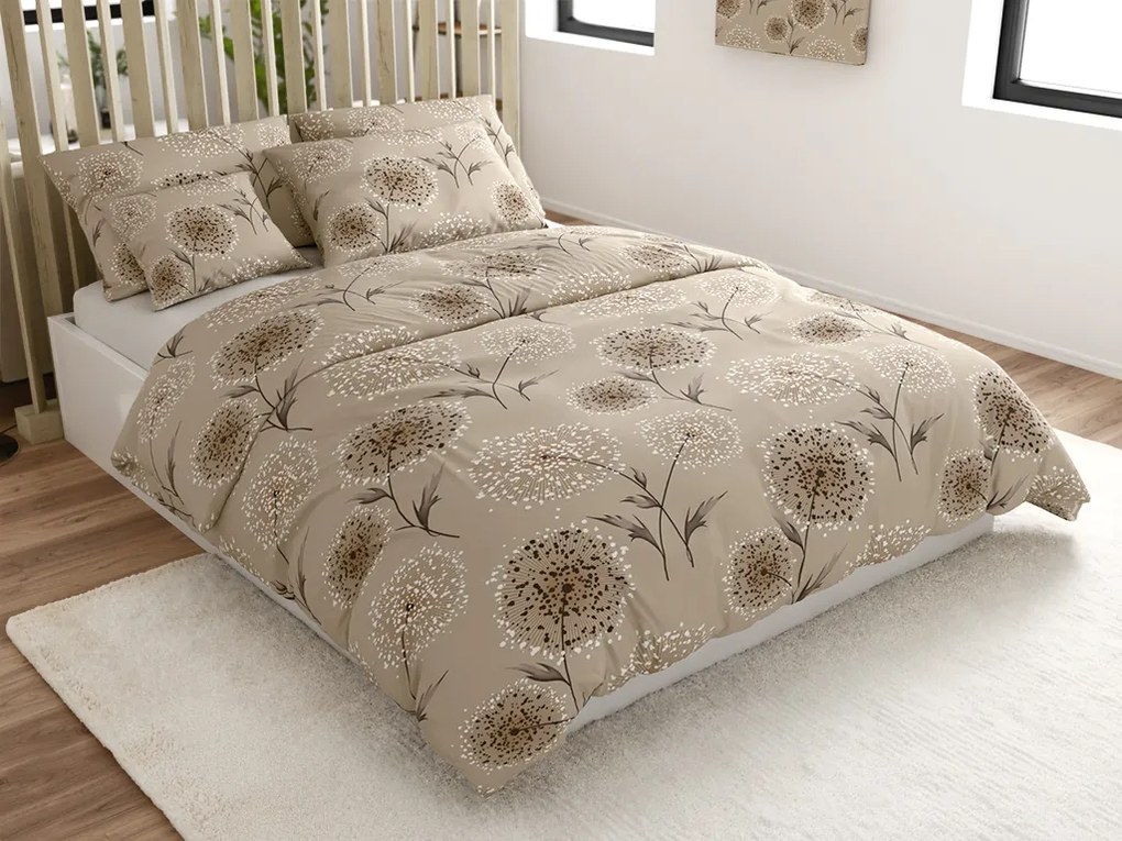 PrzytulneMieszkanie.pl PrzytulneMieszkanie.pl Bawełniana pościel PAMPELINO beżowa Rozmiar pościeli: 70 x 90 cm | 140 x 200 cm