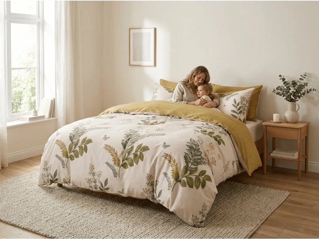 PrzytulneMieszkanie.pl PrzytulneMieszkanie.pl Pościel z mikrowłókna ORVILA beżowa Rozmiar pościeli: 70 x 90 cm | 140 x 200 cm