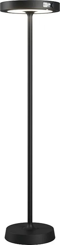 Barbell Solar RF - 65W Solarna lampa podłogowa LED z akumulatorem - Zewnętrzna lampa podłogowa, 3 wysokości, 156-113-70 cm, czarna