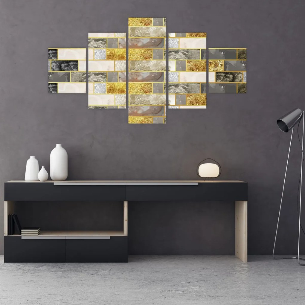 Obraz - Dekoracje z teksturami (125x70 cm)