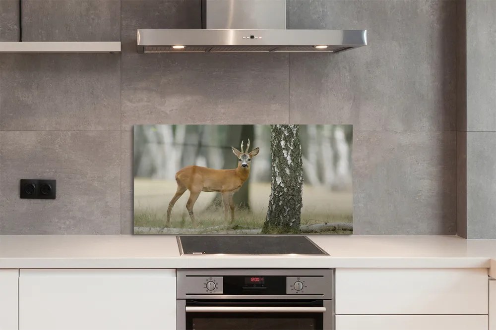 Szkło Ozdobne do Kuchni Król Lasu w Swoim Królestwie