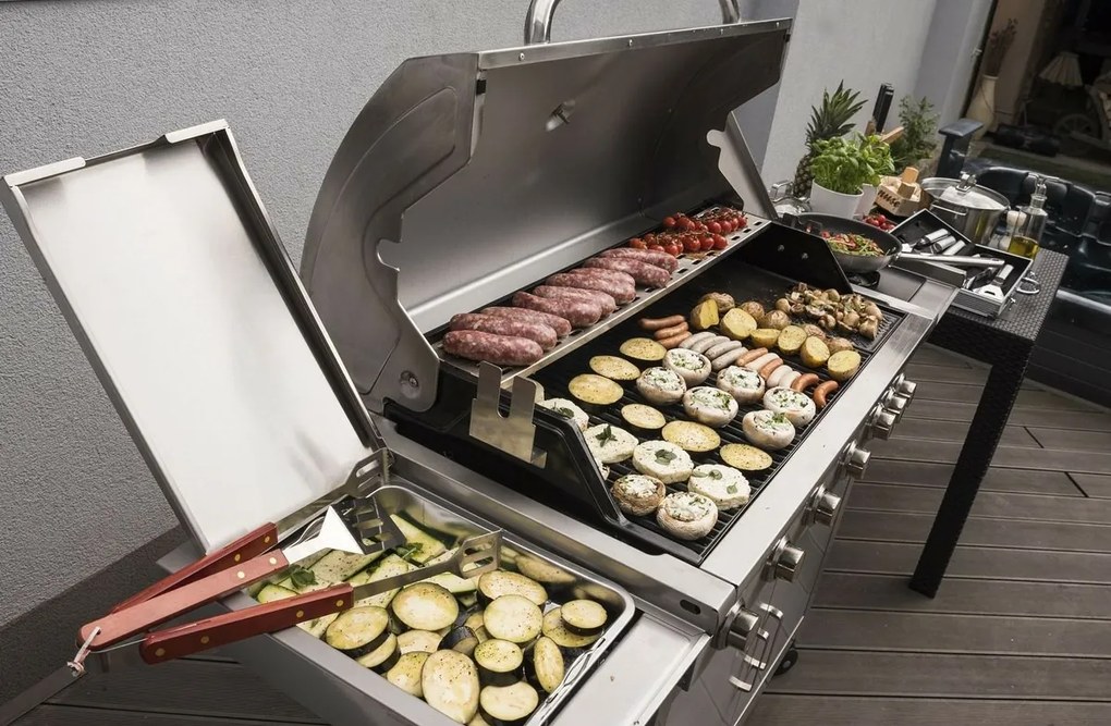 Grill gazowy G21 Mexico BBQ Premium line, 7 palników + gratis reduktor ciśnienia