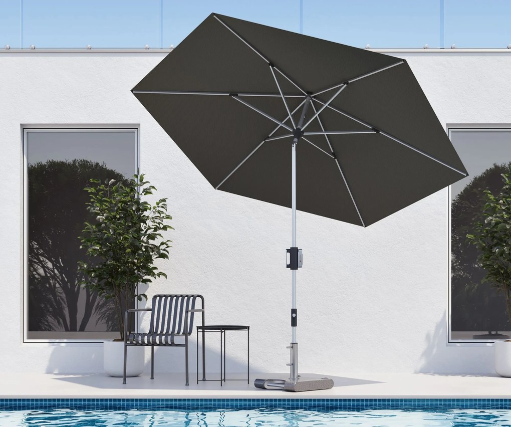 Knirps APOLL parasol ogrodowy 290 cm czarny