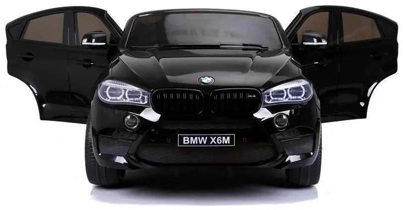 Auto na akumulator nowe bmw x6m czarne lakierowane