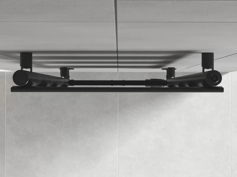Mexen Ceres grzejnik łazienkowy 1200 x 500 mm, 610 W, czarny - W111-1200-500-00-70