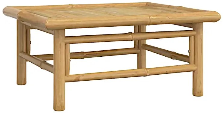 Elegancki zestaw ogrodowy z bambusa - Melbor 5X