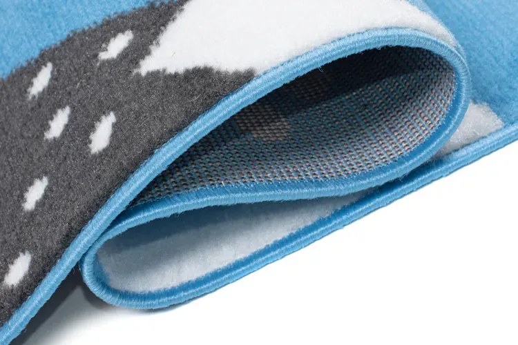 Niebieski Dziecięcy Dywan W Misie Koala E4-T06