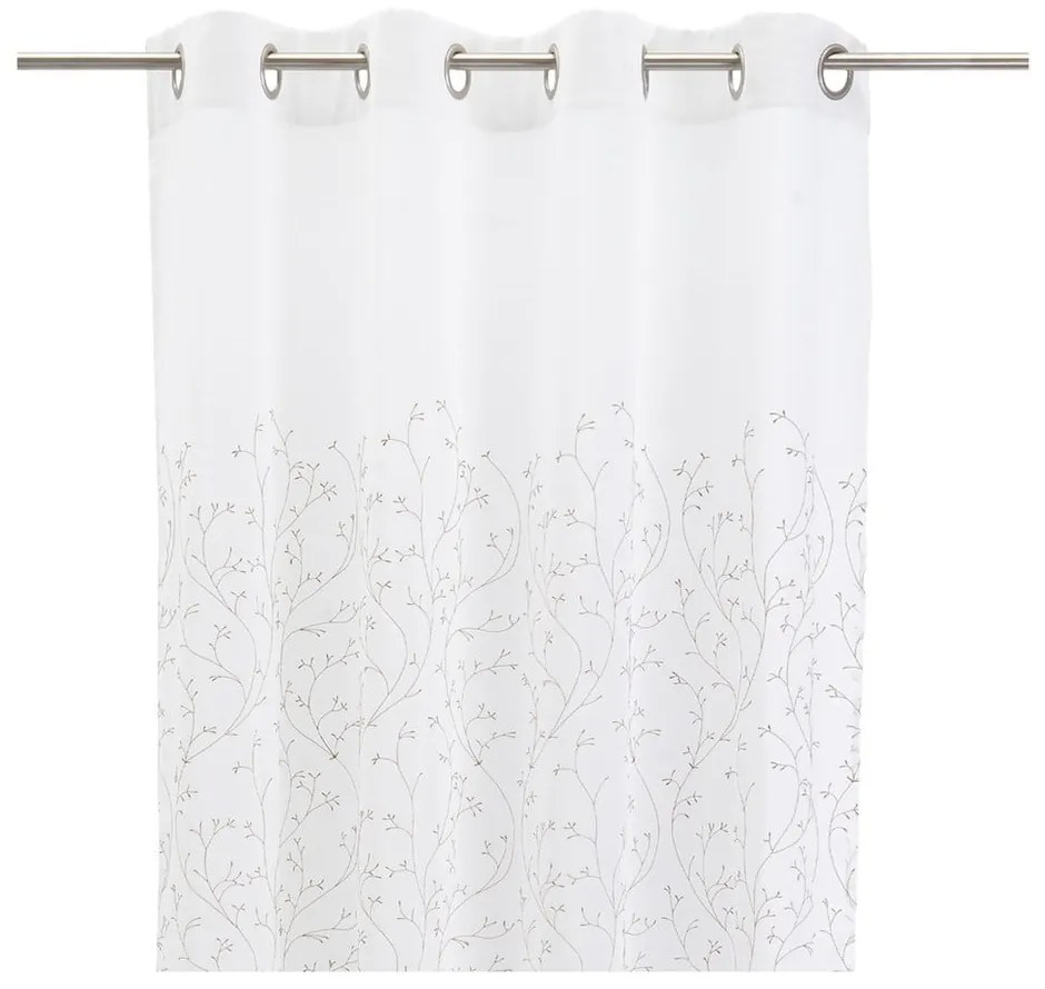 Biało-beżowa firanka 140x260 cm Grow – Casa Selección
