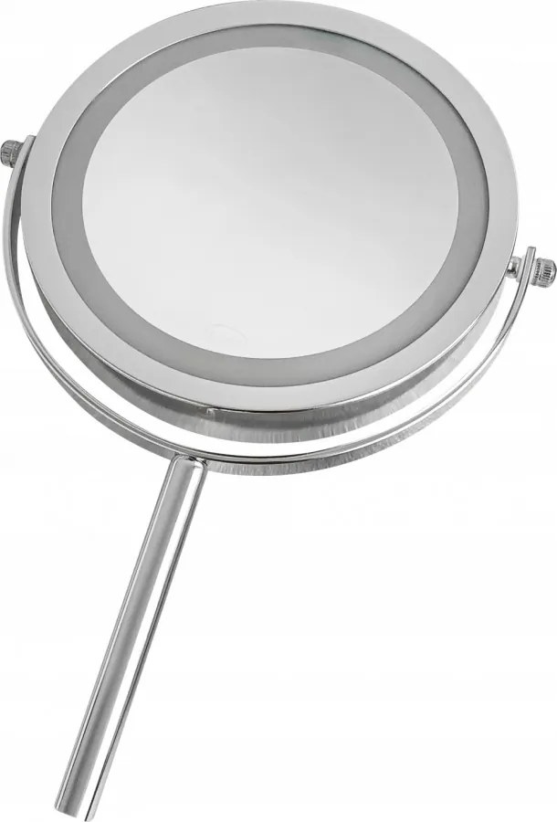 Lusterko Do Makijażu PREMIUM Kosmetyczne POWIĘKSZAJĄCE 10X Podświetlane LED