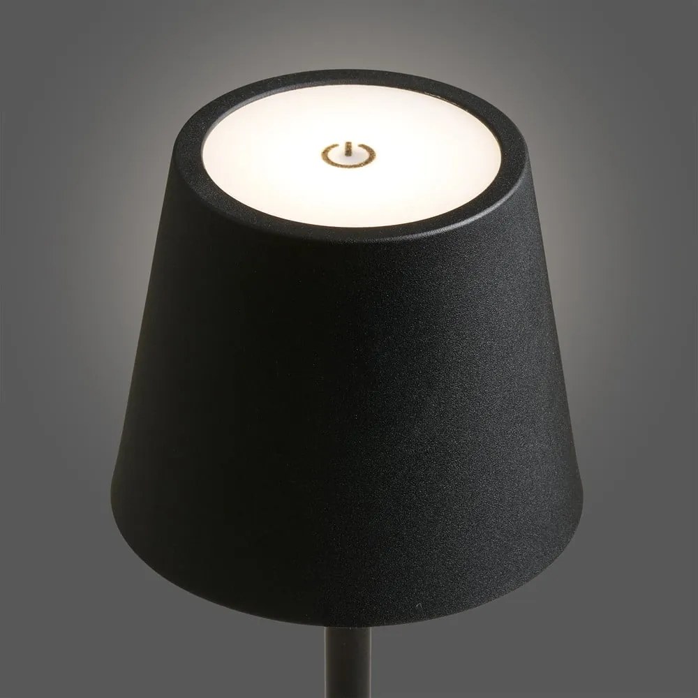 Czarna lampa stołowa LED (wysokość 37 cm) Bradford – House Nordic