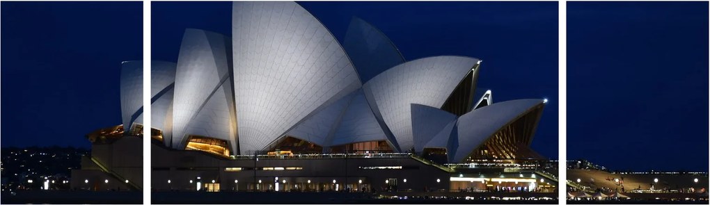 Obraz Sydney w nocy (170x50 cm)