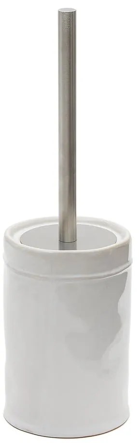 Kremowa ceramiczna szczotka do WC Savel – Kave Home