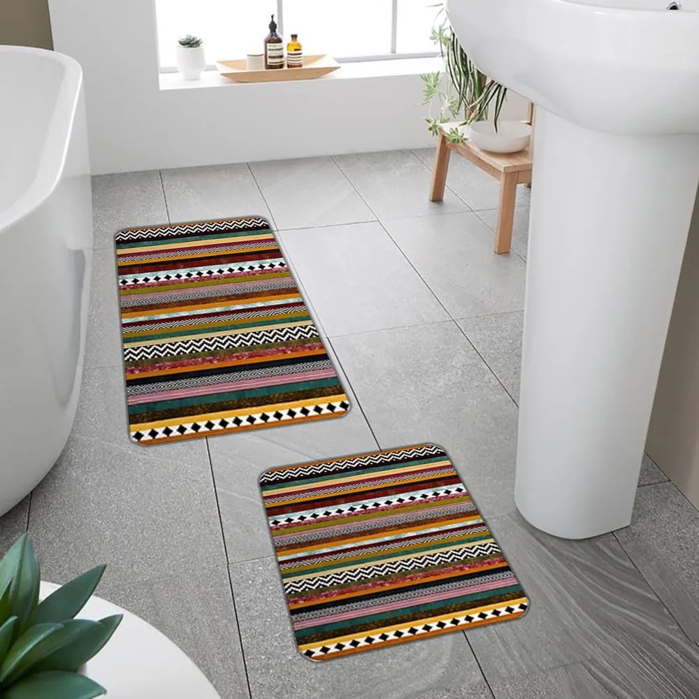 Dywaniki łazienkowe zestaw 2 szt. 60x100 cm – Mila Home