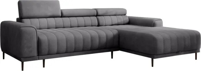 Narożnik CALDO S/MINI Prawostronny z funkcją spania wolnostojąca w tkaninie RUN AGAIN 90 WERSAL