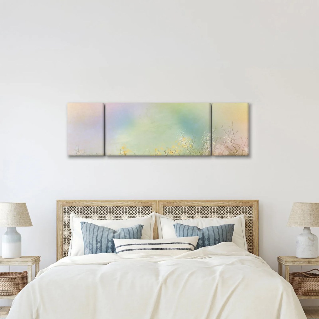Obraz - Malowana łąka 2 (170x50 cm)
